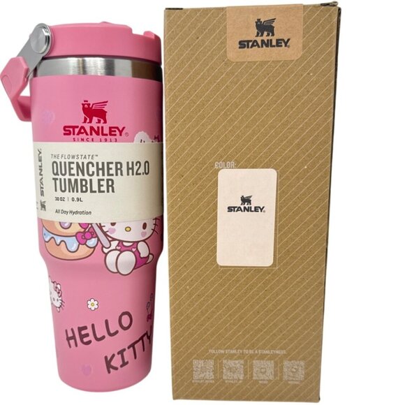 Stanley Hello Kitty Quencher H2.0 Tumbler 30oz Pink - Picture 1 of 4
